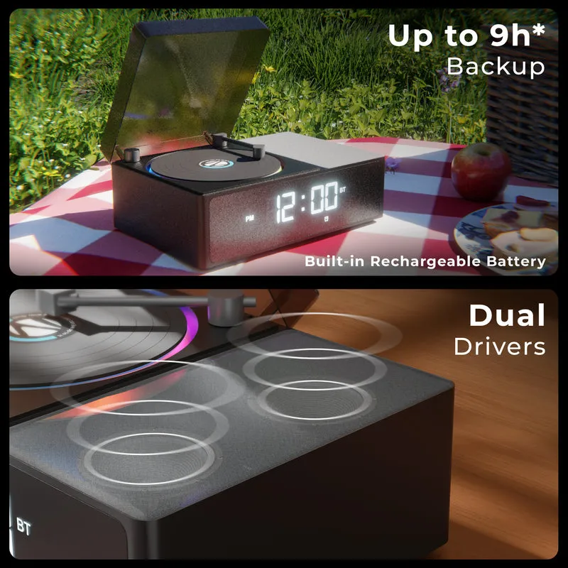 Zebronics Bluetooth Speaker with Retro CD Design 10W Echospin view 5